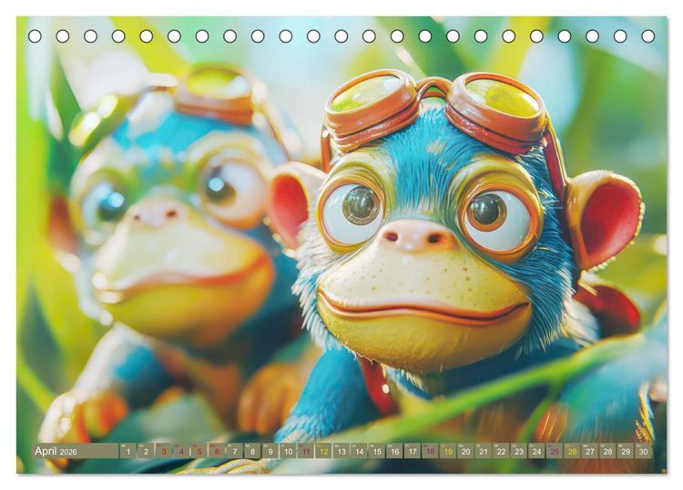 Produktbild: Kleine Wunderwelt - Kinderkalender (Tischkalender 2026 DIN A5 quer), CALVENDO Monatskalender