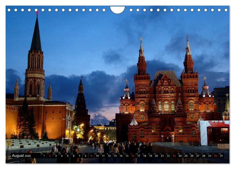 Produktbild: Weltmetropole Moskau (Wandkalender 2026 DIN A4 quer), CALVENDO Monatskalender