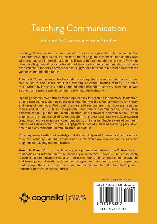 Produktbild: Teaching Communication, Volume II