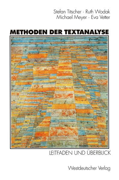 Produktbild: Methoden der Textanalyse