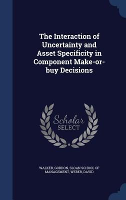 Produktbild: The Interaction of Uncertainty and Asset Specificity in Component Make-or-buy Decisions