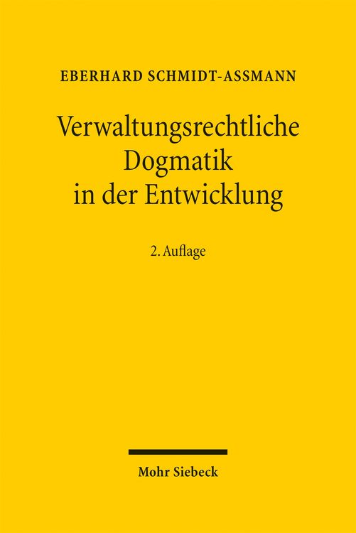 Produktbild: Verwaltungsrechtliche Dogmatik in der Entwicklung