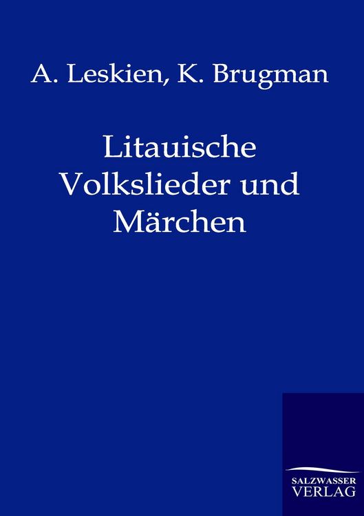 Produktbild: Litauische Volkslieder und M&auml;rchen