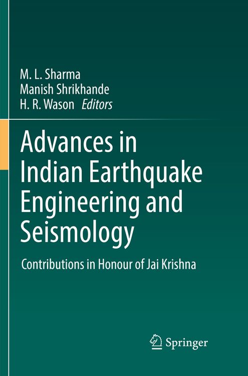 Produktbild: Advances in Indian Earthquake Engineering and Seismology