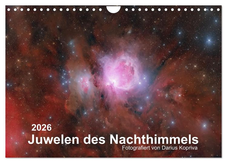 Produktbild: Juwelen des Nachthimmels (Wandkalender 2026 DIN A4 quer), CALVENDO Monatskalender