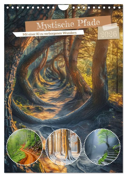 Produktbild: Mystische Pfade (Wandkalender 2026 DIN A4 hoch), CALVENDO Monatskalender