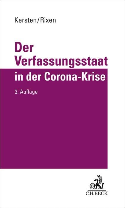 Produktbild: Der Verfassungsstaat in der Corona-Krise