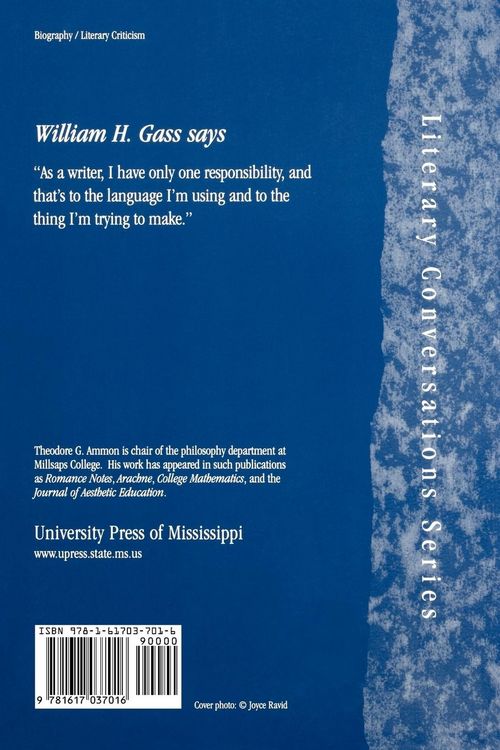 Produktbild: Conversations with William H. Gass