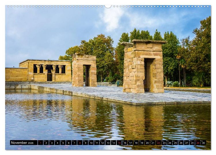 Produktbild: Metropole Madrid (Wandkalender 2026 DIN A2 quer), CALVENDO Monatskalender