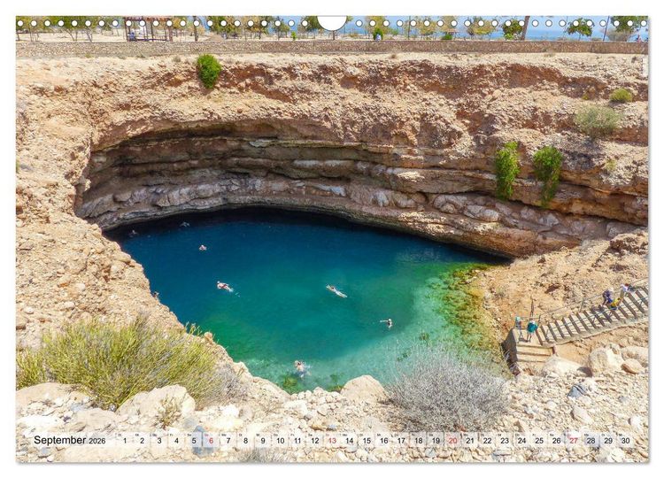 Produktbild: Oman - Zauberhafte Landschaften (Wandkalender 2026 DIN A3 quer), CALVENDO Monatskalender