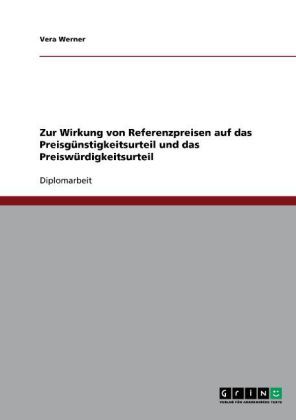 Produktbild: Werner, V: Zur Wirkung von Referenzpreisen auf das Preisg&uuml;ns