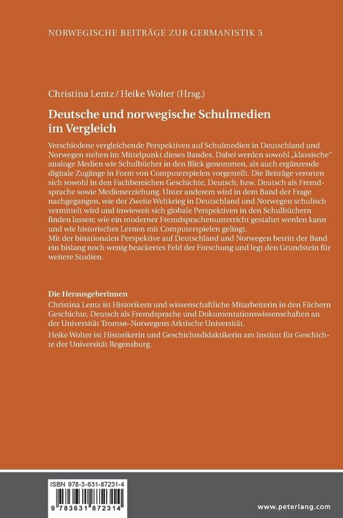 Produktbild: Deutsche und norwegische Schulmedien im Vergleich