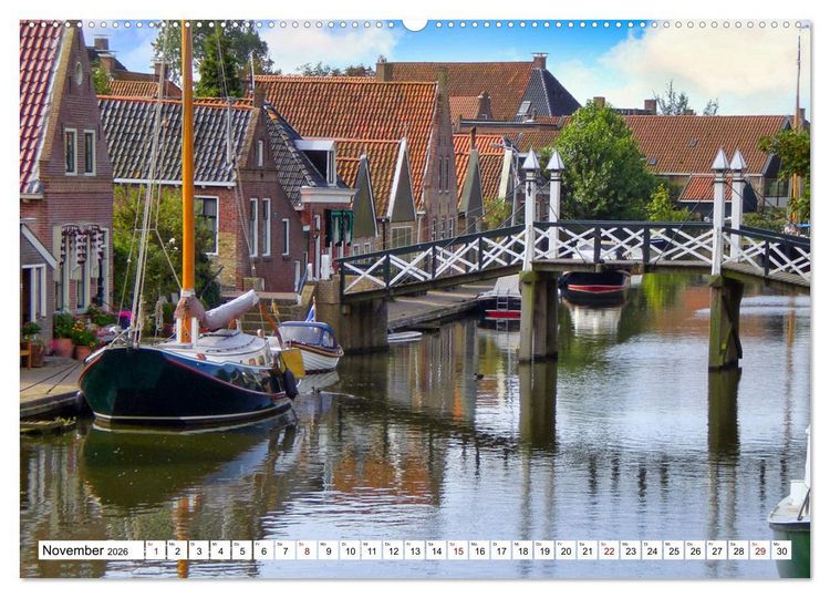 Produktbild: Idylle am Ijsselmeer (Wandkalender 2026 DIN A2 quer), CALVENDO Monatskalender