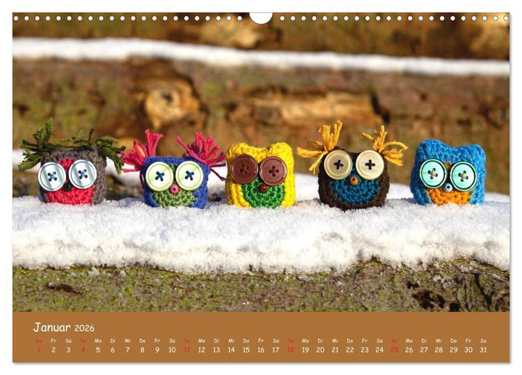 Produktbild: Aus Liebe zum H&auml;keln (Wandkalender 2026 DIN A3 quer), CALVENDO Monatskalender