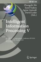 Produktbild: Intelligent Information Processing V