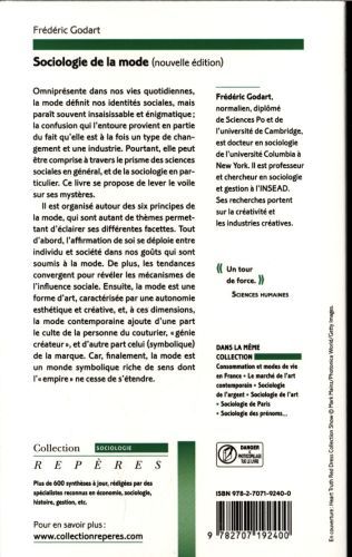 Produktbild: Sociologie de la mode