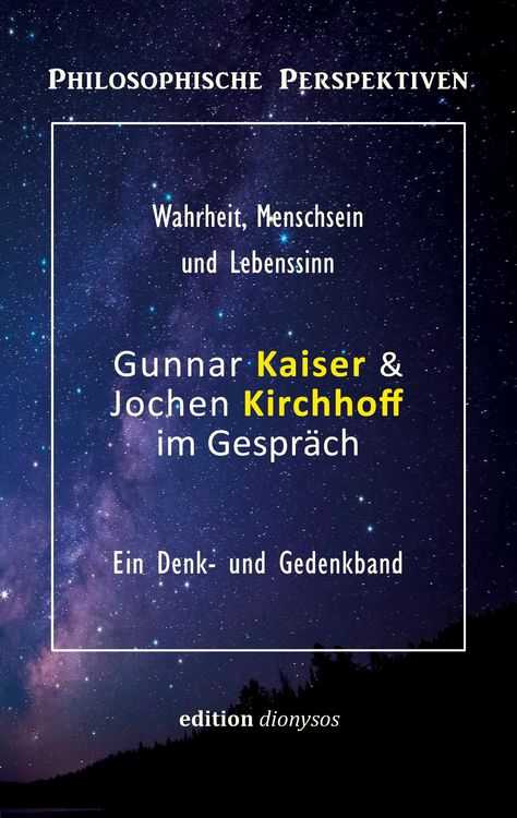Produktbild: Gunnar Kaiser & Jochen Kirchhoff im Gespr&auml;ch