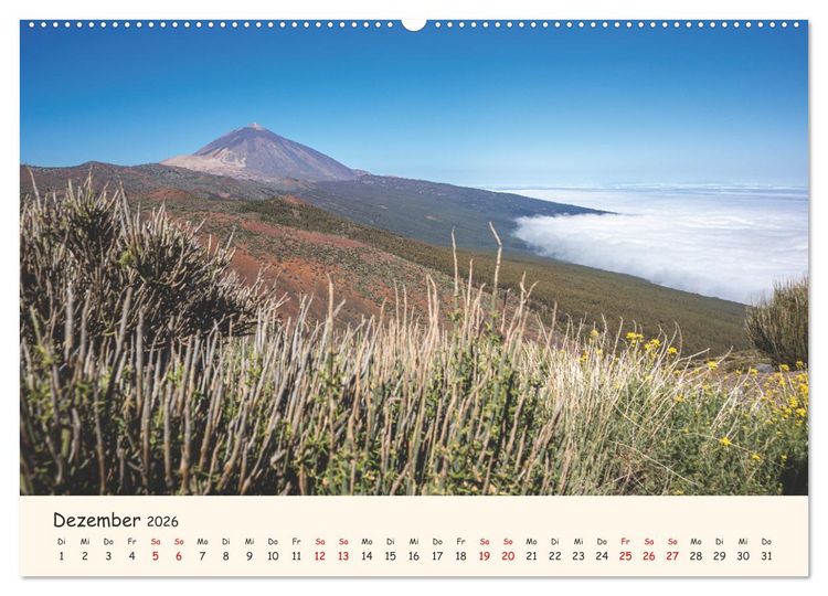 Produktbild: Teneriffa in Bildern (hochwertiger Premium Wandkalender 2026 DIN A2 quer), Kunstdruck in Hochglanz