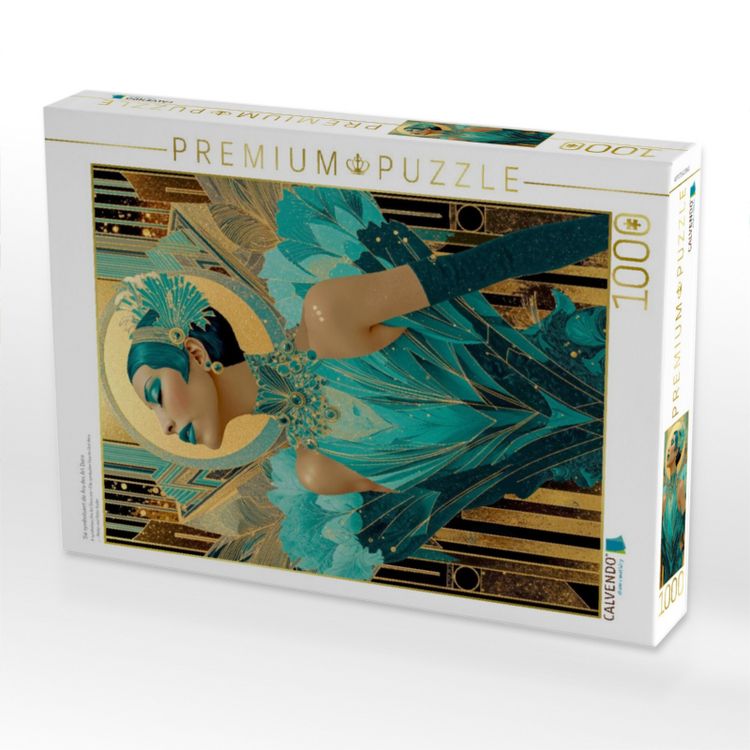 Produktbild: CALVENDO Puzzle Sie symbolisiert die &Auml;ra des Art Deco | 1000 Teile Lege-Gr&ouml;&szlig;e 64x48cm Foto-Puzzle f&uuml;r gl&uuml;ckliche Stunden
