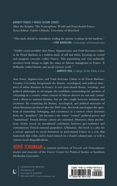 Produktbild: State Power, Stigmatization, and Youth Resistance Culture in the French Banlieues
