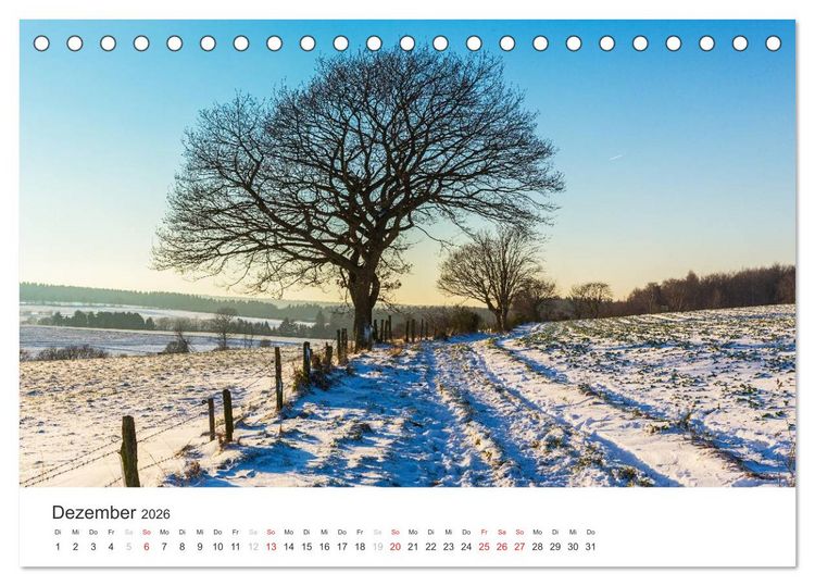 Produktbild: Blicke in die Eifel (Tischkalender 2026 DIN A5 quer), CALVENDO Monatskalender
