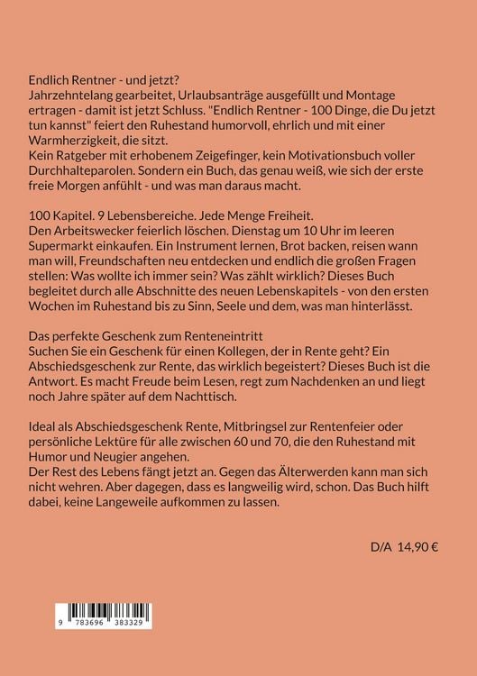 Produktbild: Endlich Rentner - 100 Dinge, die Du jetzt tun kannst