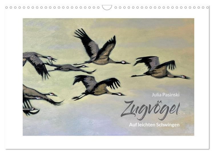 Produktbild: Auf leichten Schwingen - Zugv&ouml;gel (Wandkalender 2026 DIN A3 quer), CALVENDO Monatskalender