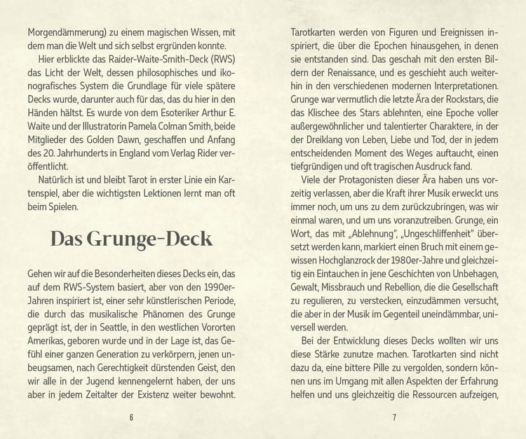 Produktbild: Das Grunge-Tarot