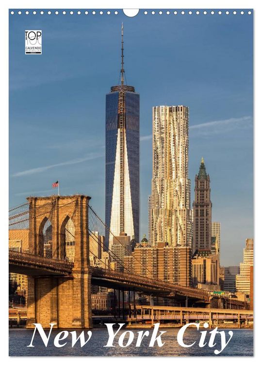 Produktbild: New York City (Wandkalender 2026 DIN A3 hoch), CALVENDO Monatskalender