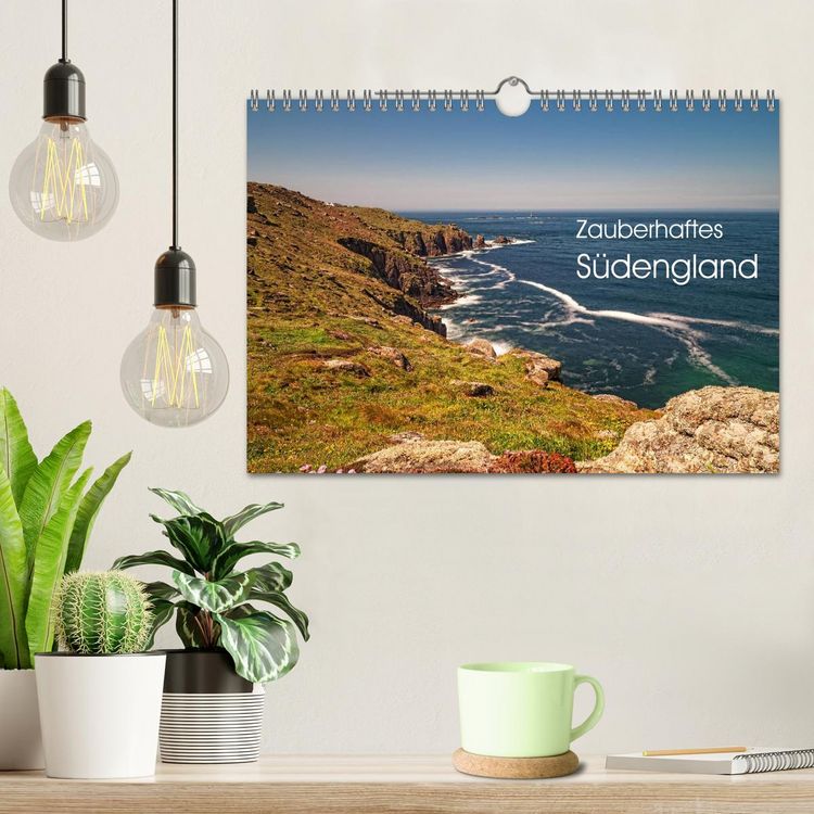 Produktbild: Zauberhaftes S&uuml;dengland (Wandkalender 2026 DIN A4 quer), CALVENDO Monatskalender