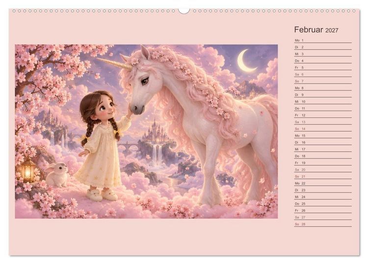 Produktbild: Mila und die Nacht der Fabelwesen (Wandkalender 2027 DIN A2 quer), CALVENDO Monatskalender