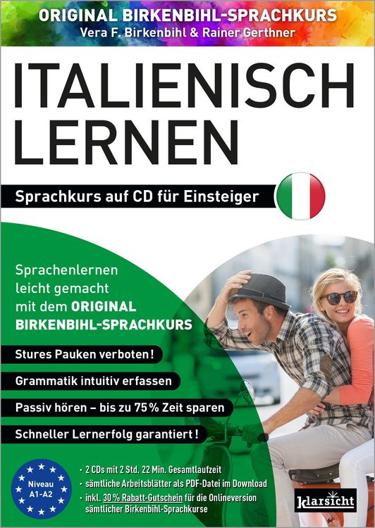 Produktbild: Italienisch lernen f&uuml;r Einsteiger 1+2 (ORIGINAL BIRKENBIHL)