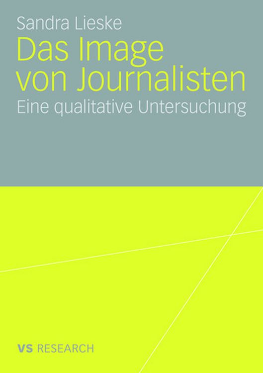 Produktbild: Das Image von Journalisten