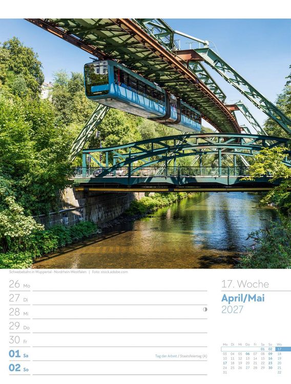 Produktbild: Malerisches Deutschland Wochenplaner Kalender 2027