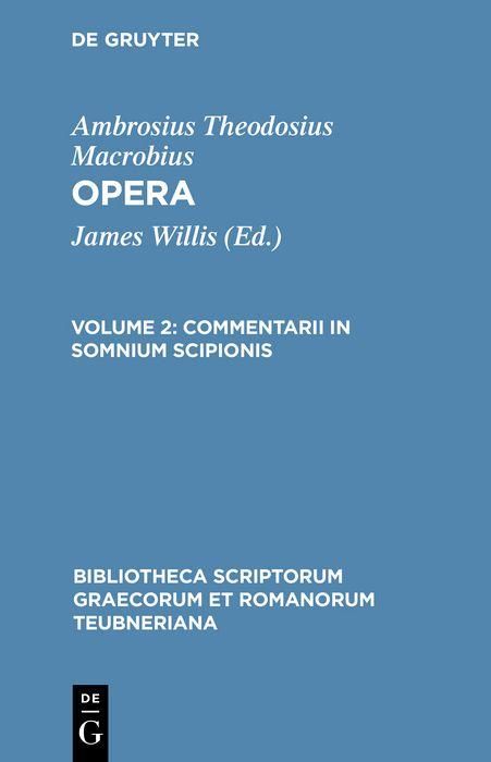 Produktbild: Commentarii in somnium Scipionis