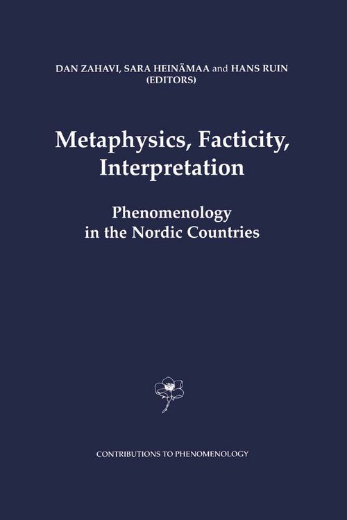 Produktbild: Metaphysics, Facticity, Interpretation