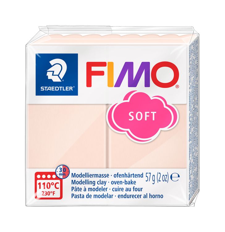Produktbild: STADTLER Modelliermasse FIMO soft &brvbar; blassrosa, 57 g