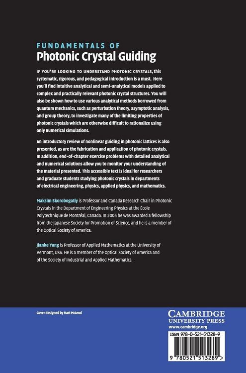 Produktbild: Fundamentals of Photonic Crystal Guiding