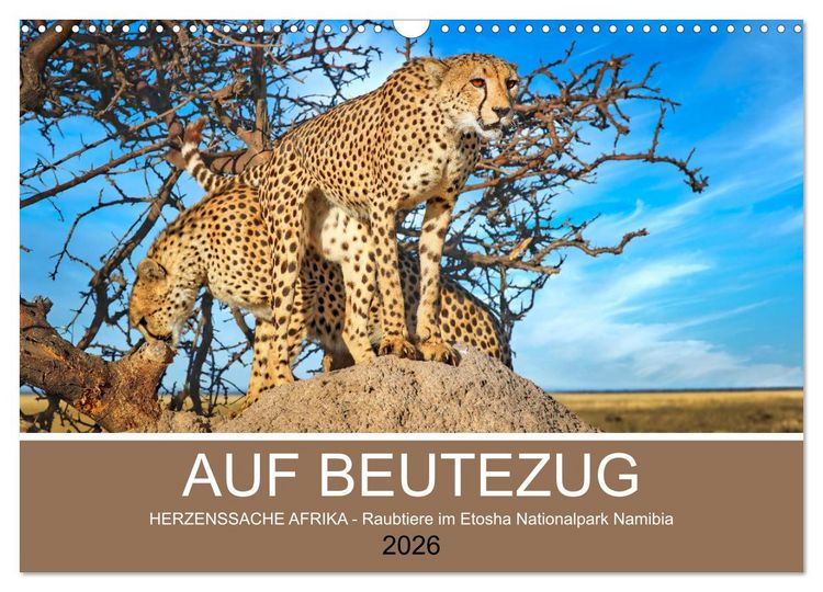 Produktbild: AUF BEUTEZUG (Wandkalender 2026 DIN A3 quer), CALVENDO Monatskalender