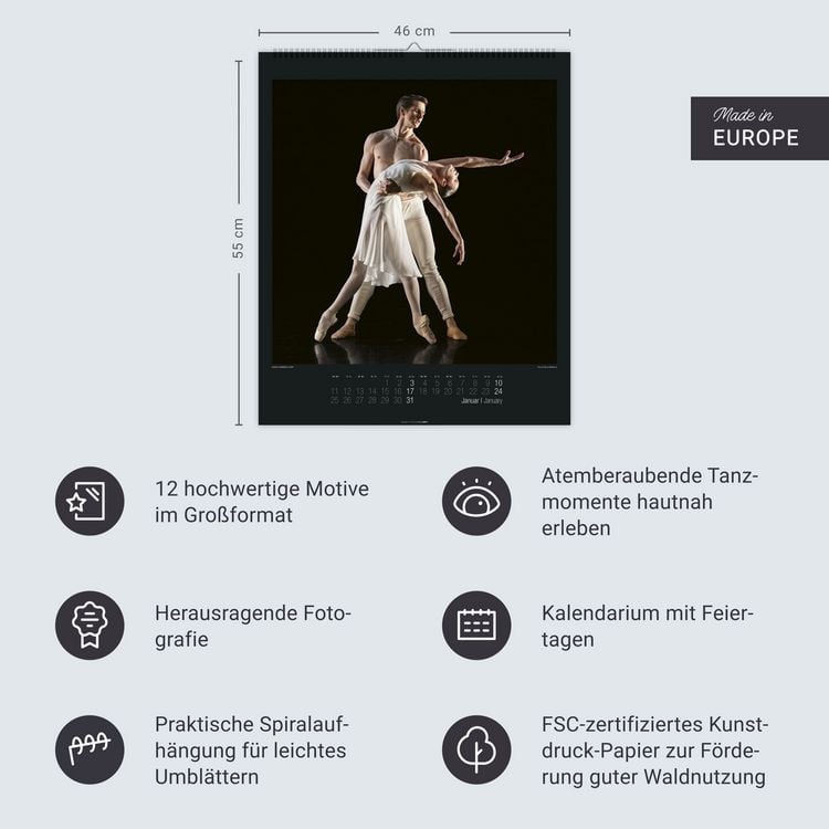Produktbild: Stuttgarter Ballett Kalender 2027