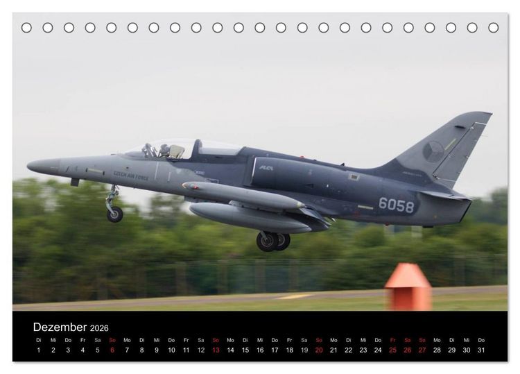 Produktbild: Milit&auml;rflugzeuge 2026 (Tischkalender 2026 DIN A5 quer), CALVENDO Monatskalender