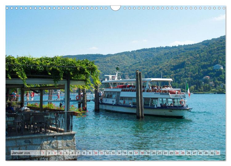 Produktbild: Isola dei Pescatori im Lago Maggiore (Wandkalender 2026 DIN A3 quer), CALVENDO Monatskalender