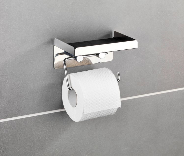 Produktbild: Toilettenpapierhalter 2 in 1 Edelstahl, rostfrei
