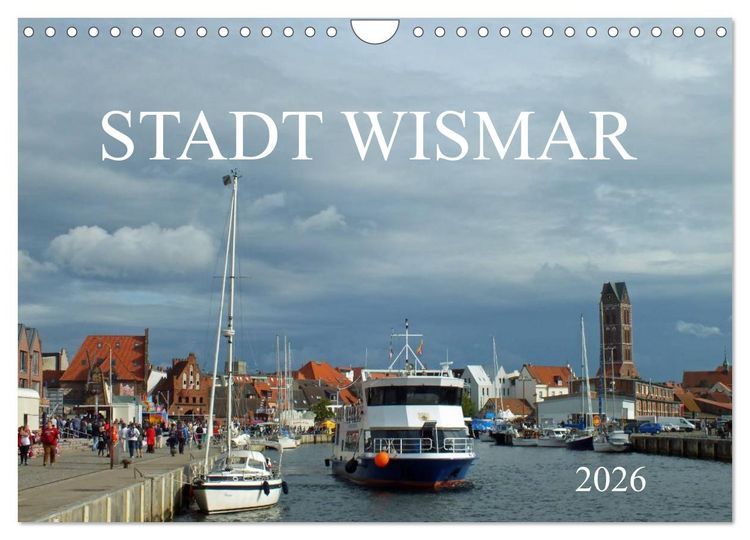 Produktbild: Stadt Wismar 2026 (Wandkalender 2026 DIN A4 quer), CALVENDO Monatskalender