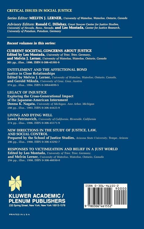 Produktbild: Values, Achievement, and Justice