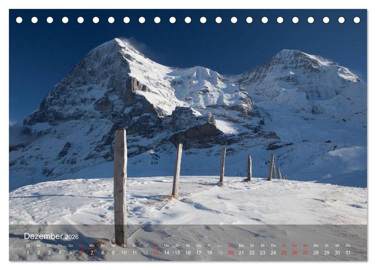Produktbild: Faszinierende Landschaften der Welt: Traumberge und Wanderparadiese (Tischkalender 2026 DIN A5 quer), CALVENDO Monatskalender