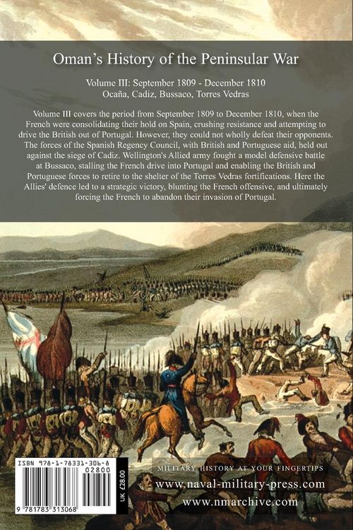 Produktbild: Sir Charles Oman's History of the Peninsular War Volume III