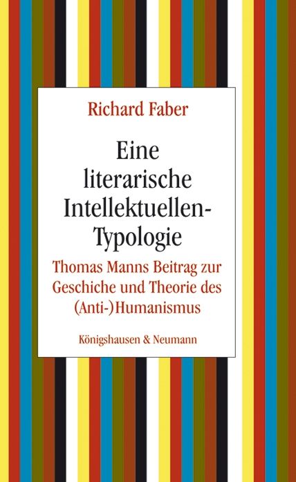 Produktbild: Eine literarische Intellektuellen-Typologie