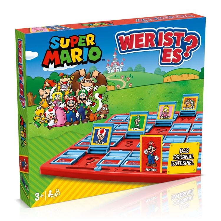 Winning Moves Wer Ist Es? Super Mario - Gioco Da Tavolo Indovina Chi, Per 2 Giocatori, 24 Personaggi, Età 6+