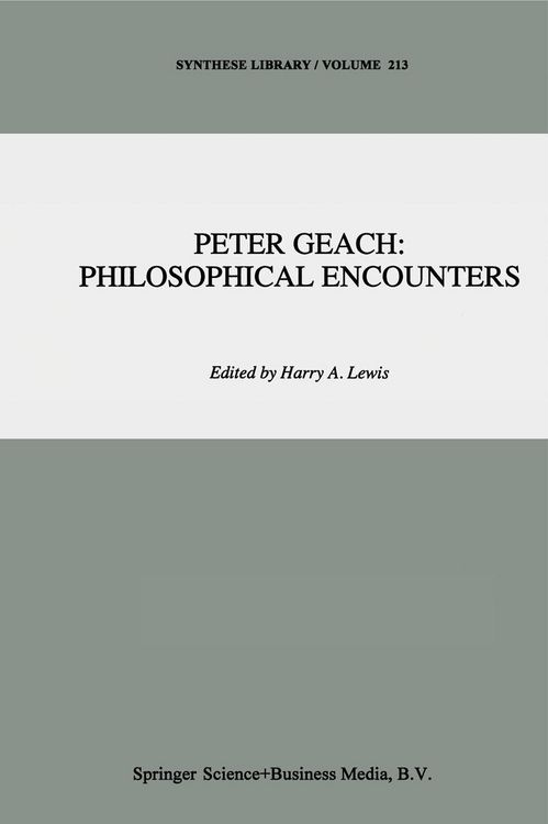 Produktbild: Peter Geach: Philosophical Encounters